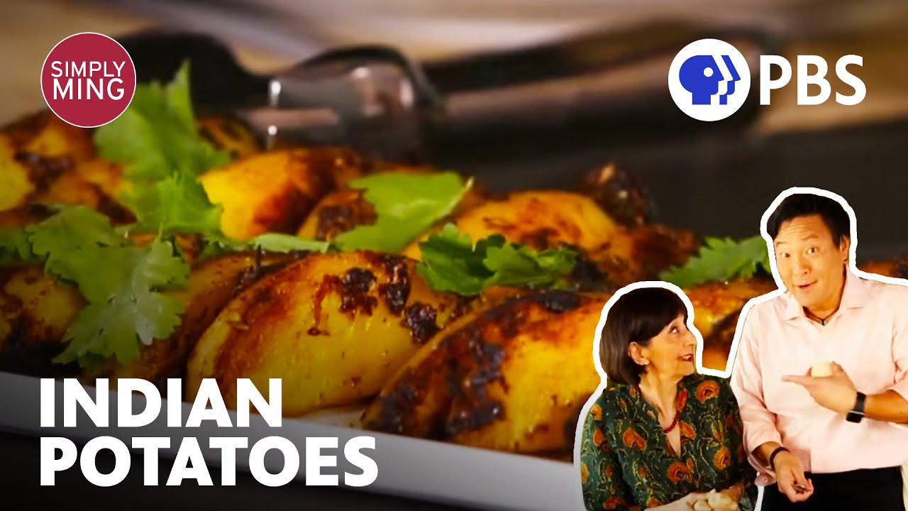 Madhur Jaffrey Makes Marwari Potatoes with Griddle Bread | Simply Ming | Full Episode