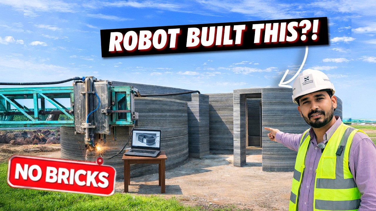🇮🇳 India Builds a House in 24 Hours Like China 🤯 | 3D Printed Home