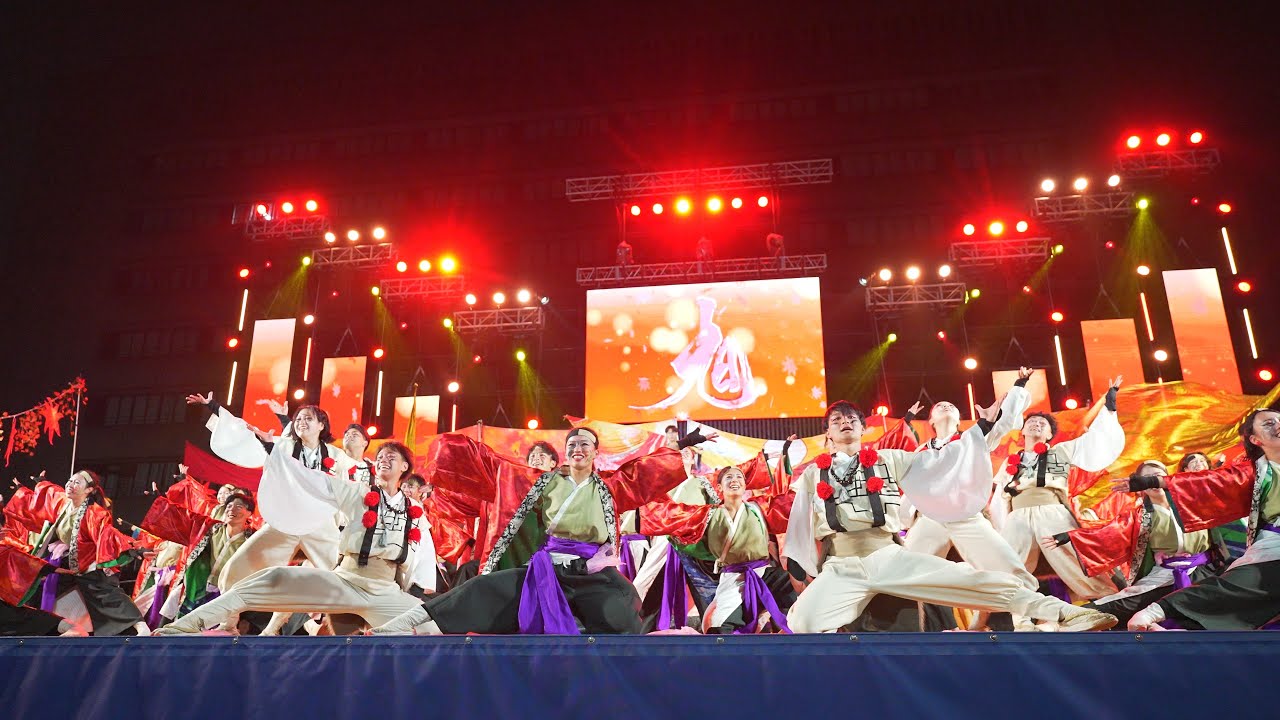 [4K] 岡山うらじゃ連 旭　安濃津よさこい 2025 津まつり サタデーナイト
