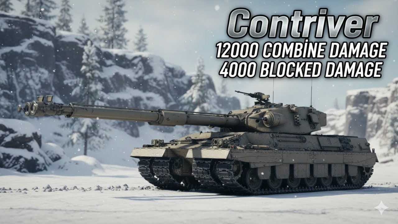 CONTRİVER I İzlediğim En Mükemmel Maçlardan Biriydi 16K Combine Damage #wot #worldoftanks #танкблиц