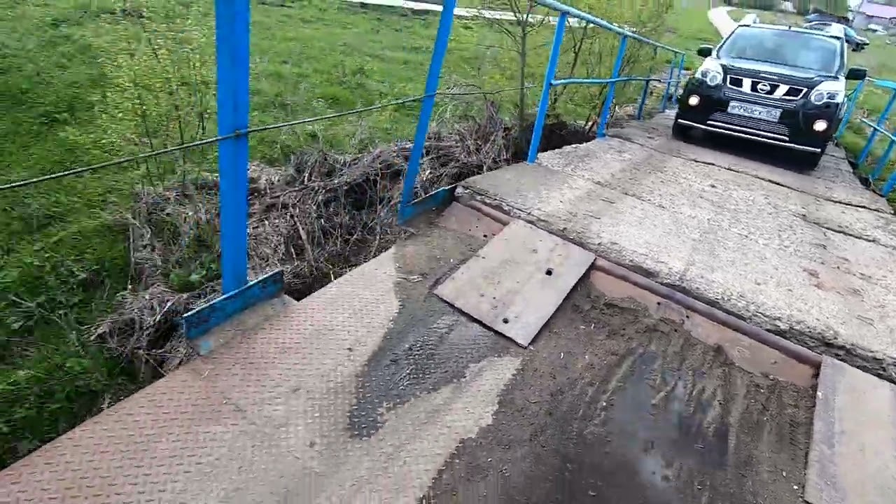 СПАССКОЕ - ТУРБАНКА - КУРМЫШ. ЗАСТРЯЛИ НА МОСТУ