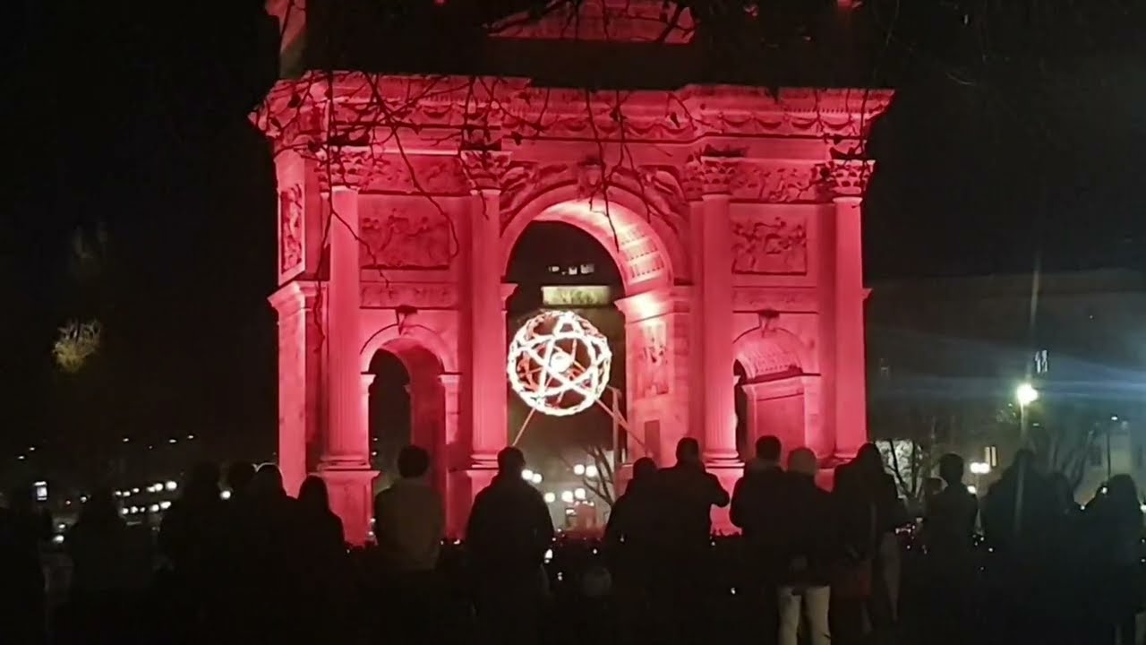 Mailand Olympisches Feuer, Torre Branca Panorama