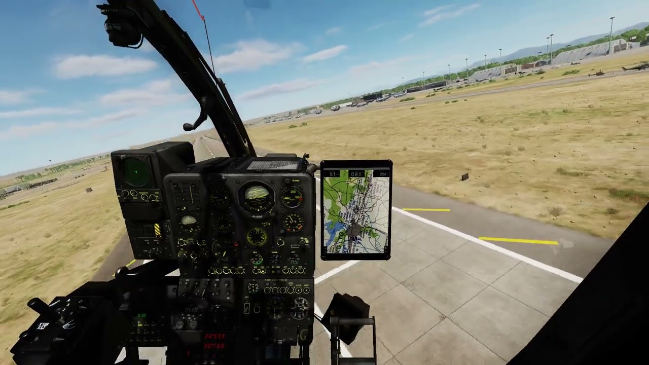 DCS Virtual Incirlik RIAT in cockpit AAC Gazelle Arrival