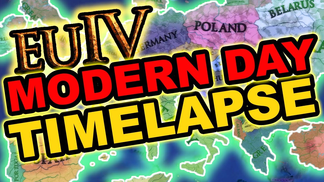 EU4 In the Modern Day! |&nbsp;Europa Universalis 4 AI Only Timelapse