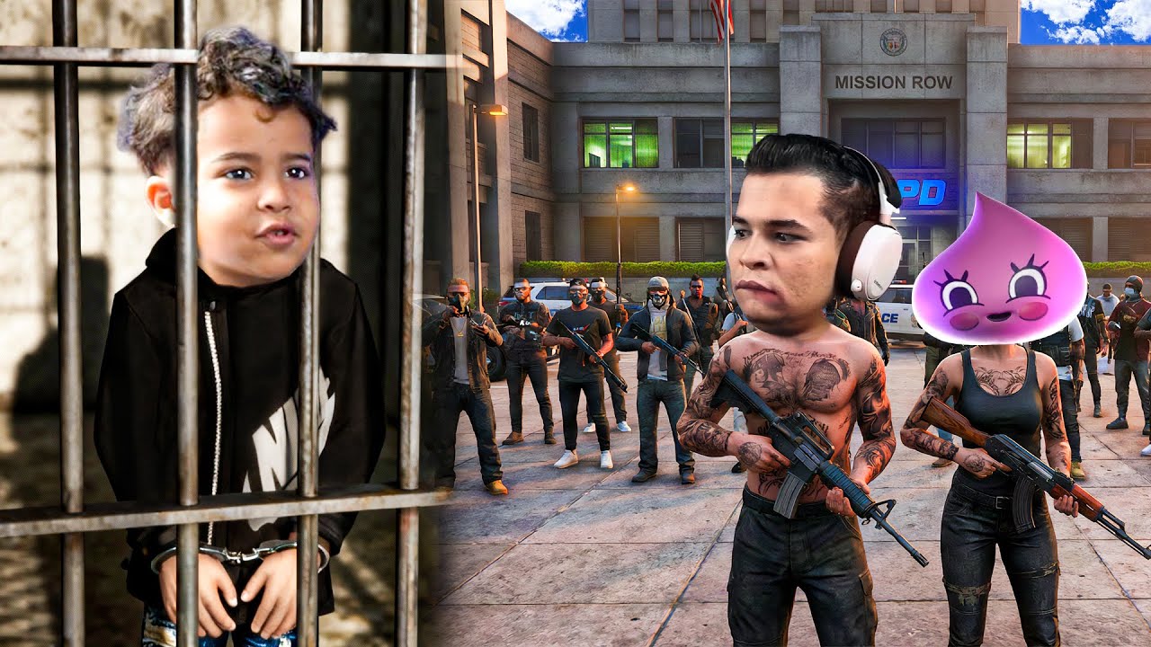 انتقام دوشا من الدشاش في GTA ⚠️ | الشرسة وعمرو يهربوه من السجن🔓🏃‍♂️