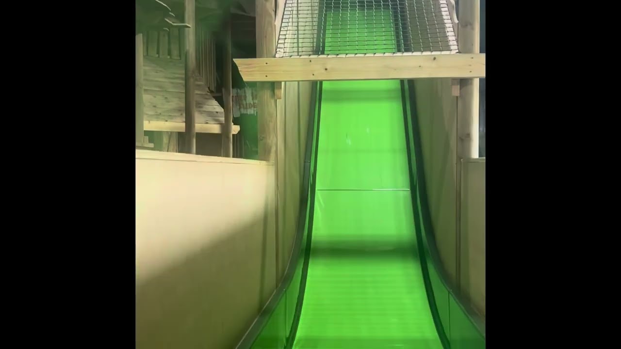 All big soft play slides at Monkey Playhouse, inside Yorkshire Wildlife Park