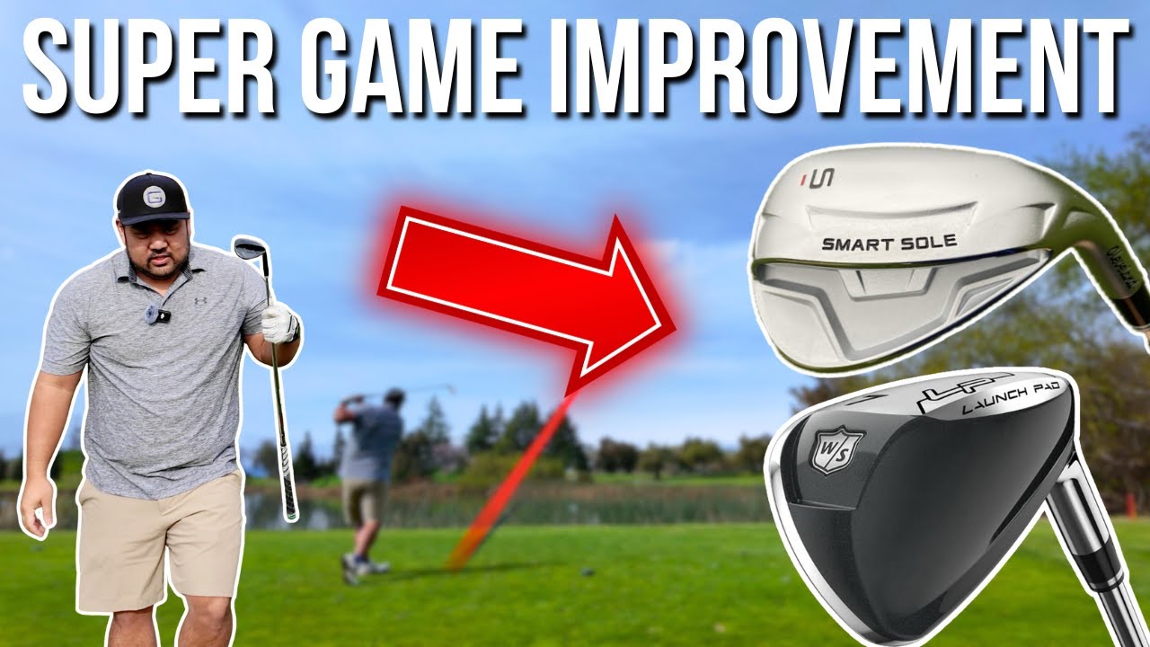 Mid Handicap Tries SUPER GAME IMPROVEMENT Clubs - Full 18 Holes With Wilson Launch Pad Irons