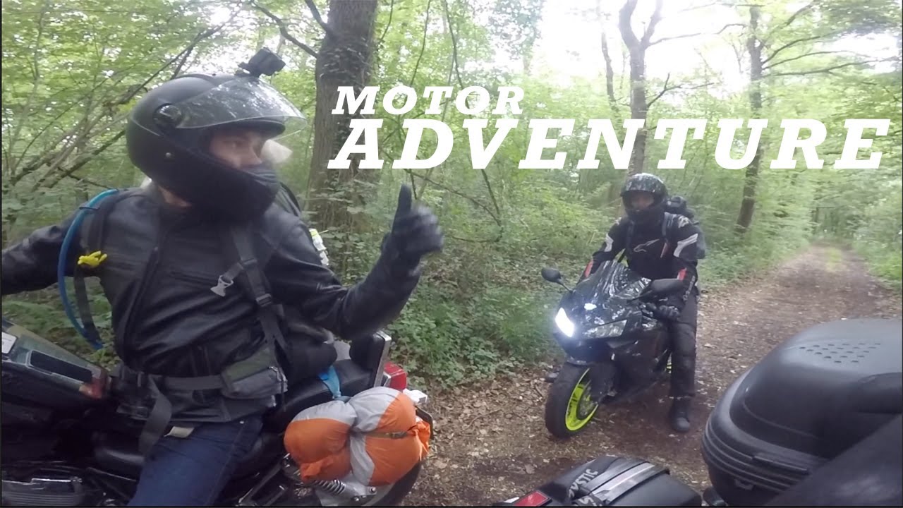 WILD KAMPEREN IN REGEN EN ONWEER / MOTOR ROAD TRIP ARDENNEN