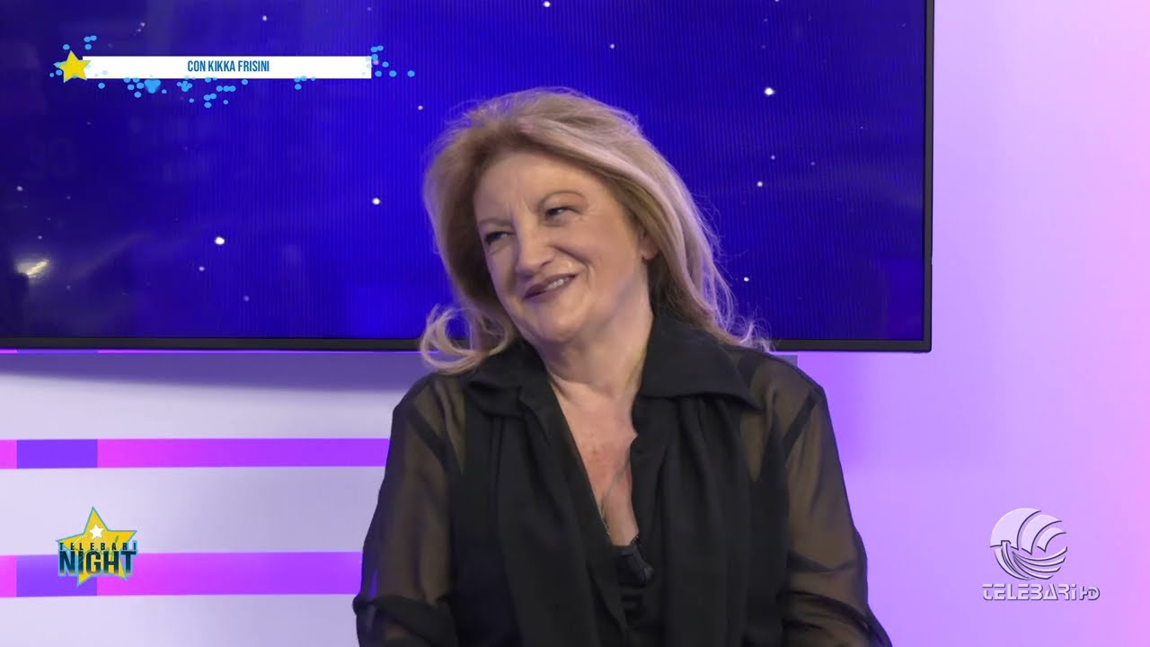 #telebarisocialnight Kikka Frisini una mamma very strong nelle indagini di Lolita Lobosco