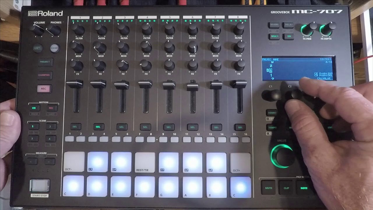 MC-707 Tutorial - Blank Project