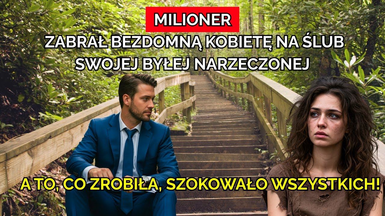 Milioner zabrał bezdomną na ślub swojej byłej narzeczonej — to, co zrobiła, zszokowało wszystkich