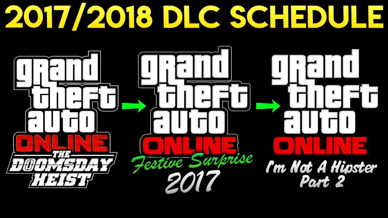 Rockstar Hints at Upcoming DLC Schedule - Doomsday Heist, Festive Surprise 2017 & Drip Feed 2018