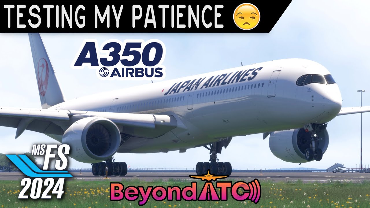 iniBuilds A350 | Full Flight New York to Tokyo | MSFS 2024 | Beyond ATC | WinWing FCU