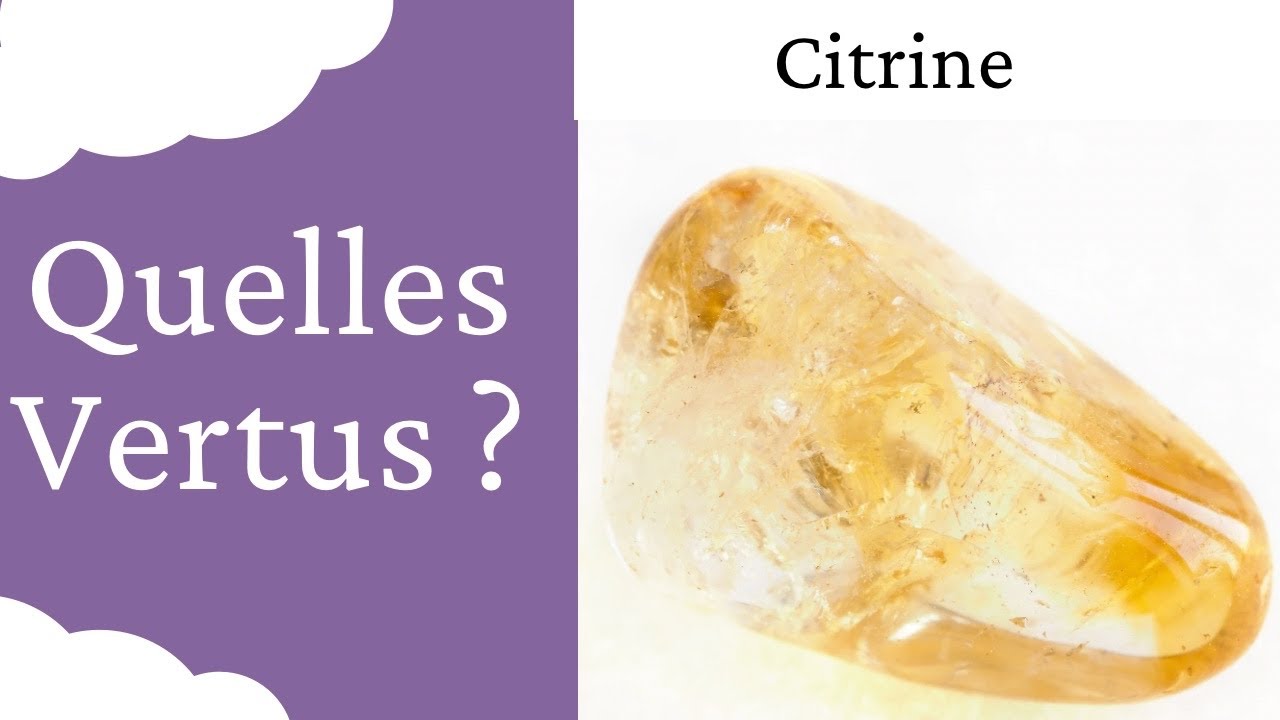 Citrine : Vertus de cette Pierre en Lithoth&eacute;rapie