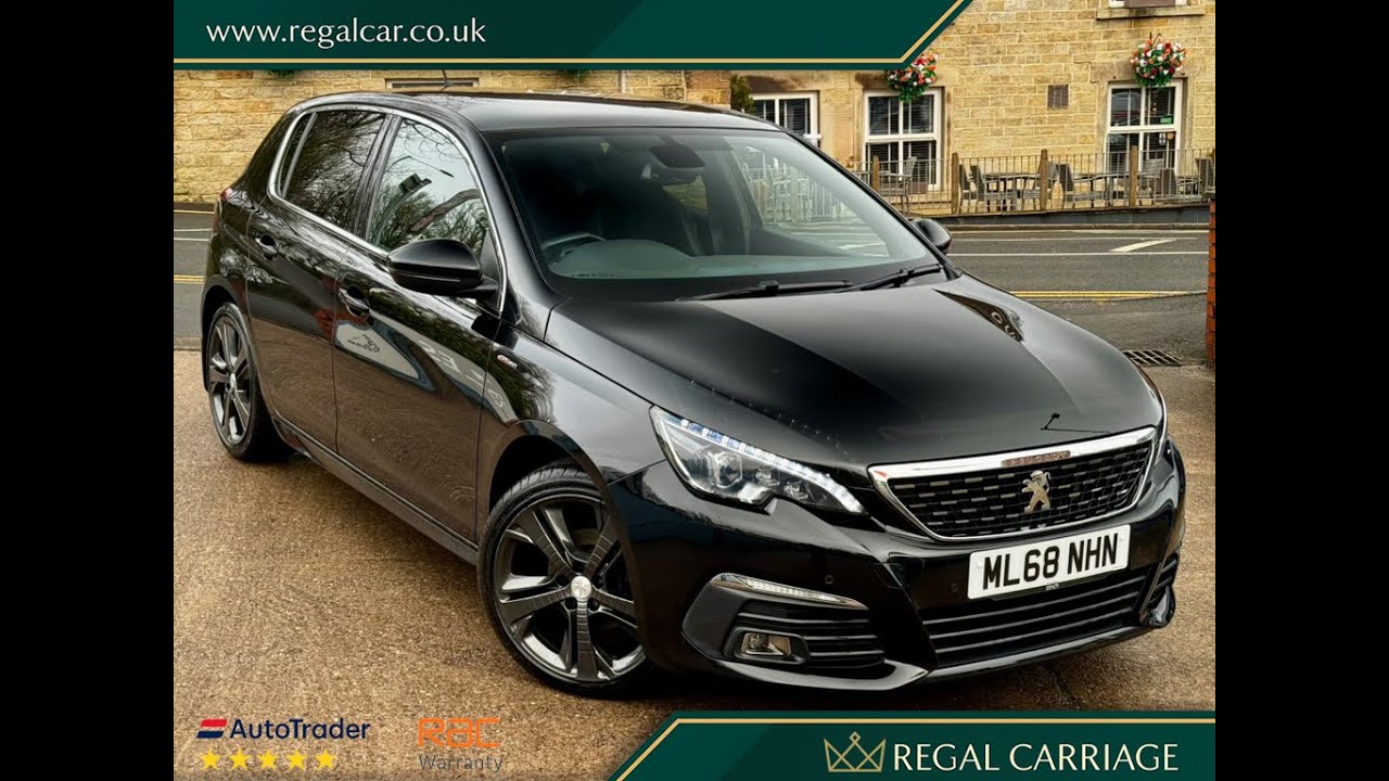 2018 (68) Peugeot 308 1.2 PureTech GT Line Hatchback 5dr Petrol Manual Euro 6 (s/s) (130 ps)