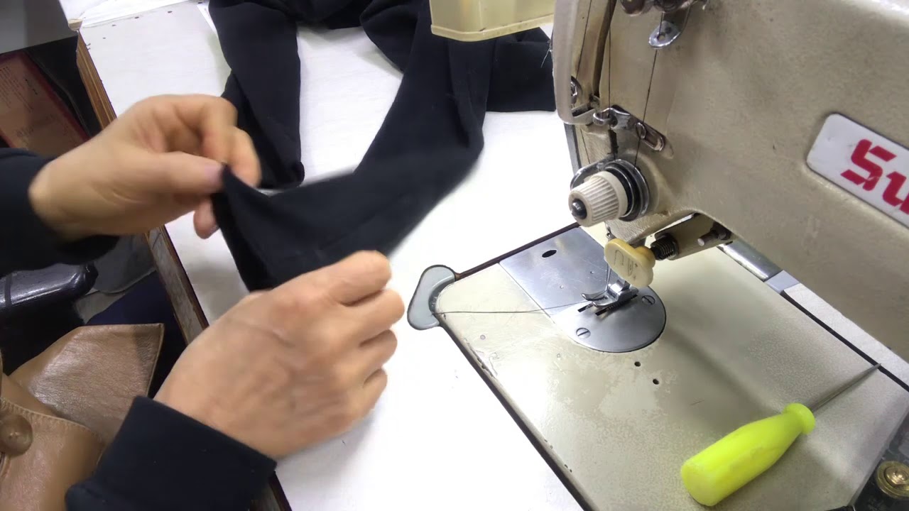 옷수선교실 11번째시간 쫄바지 밑단박기 How to hem  leggings