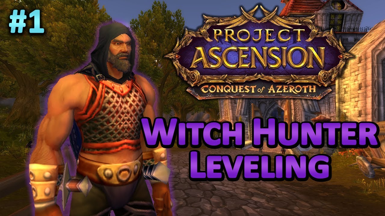 Relaxed WoW leveling. Witch Hunter custom class in Conquest of Azeroth Hardcore mode. Ep.01