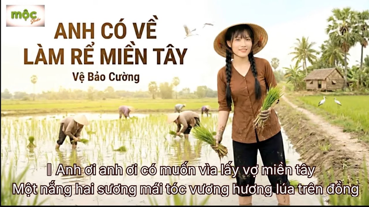 [Karaoke tone nữ] | ANH CÓ VỀ LÀM RỂ MIỀN TÂY | Vệ Bảo Cường | Nhạc đám cưới miền tây hay mới nhất