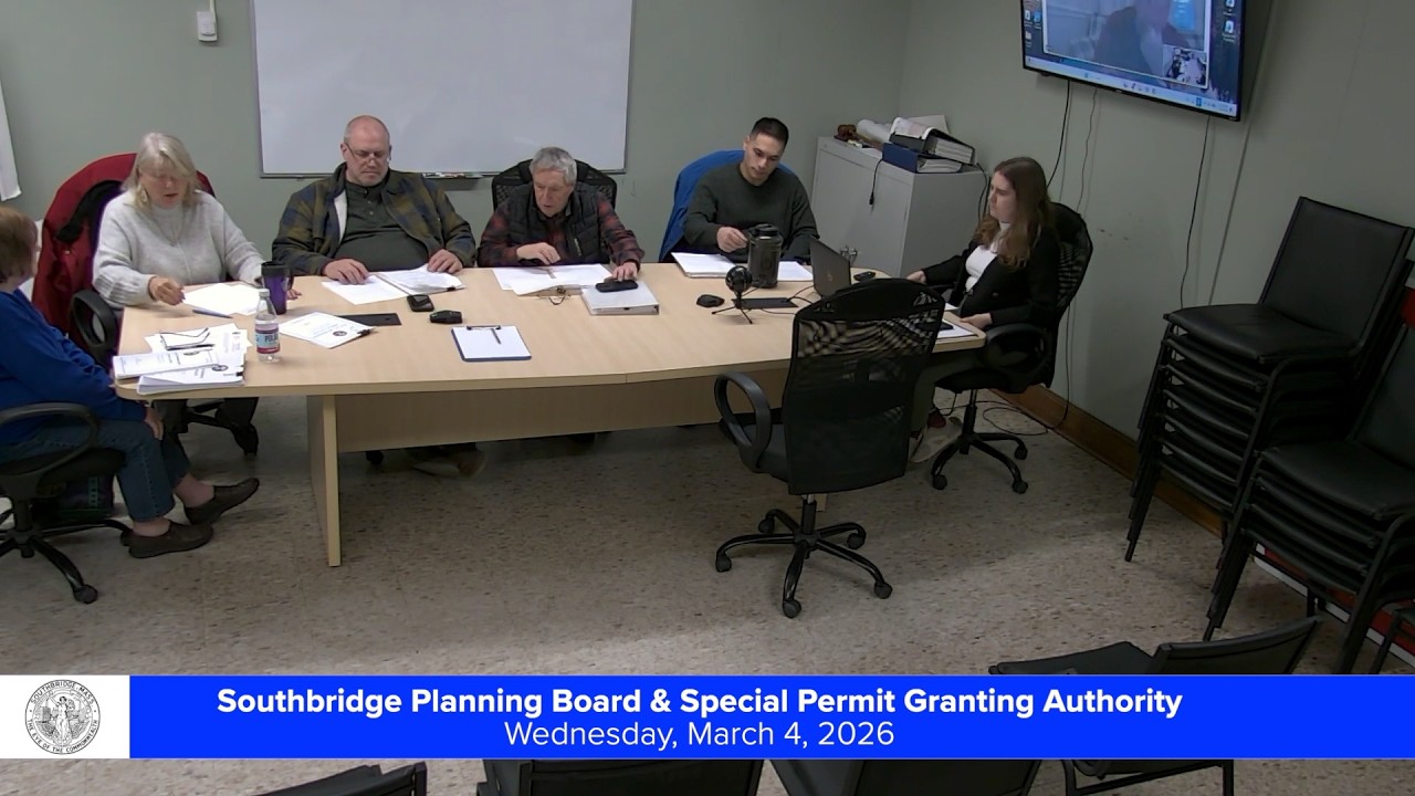 Southbridge Planning Board & Special Permit Granting Authority - 3/4/26