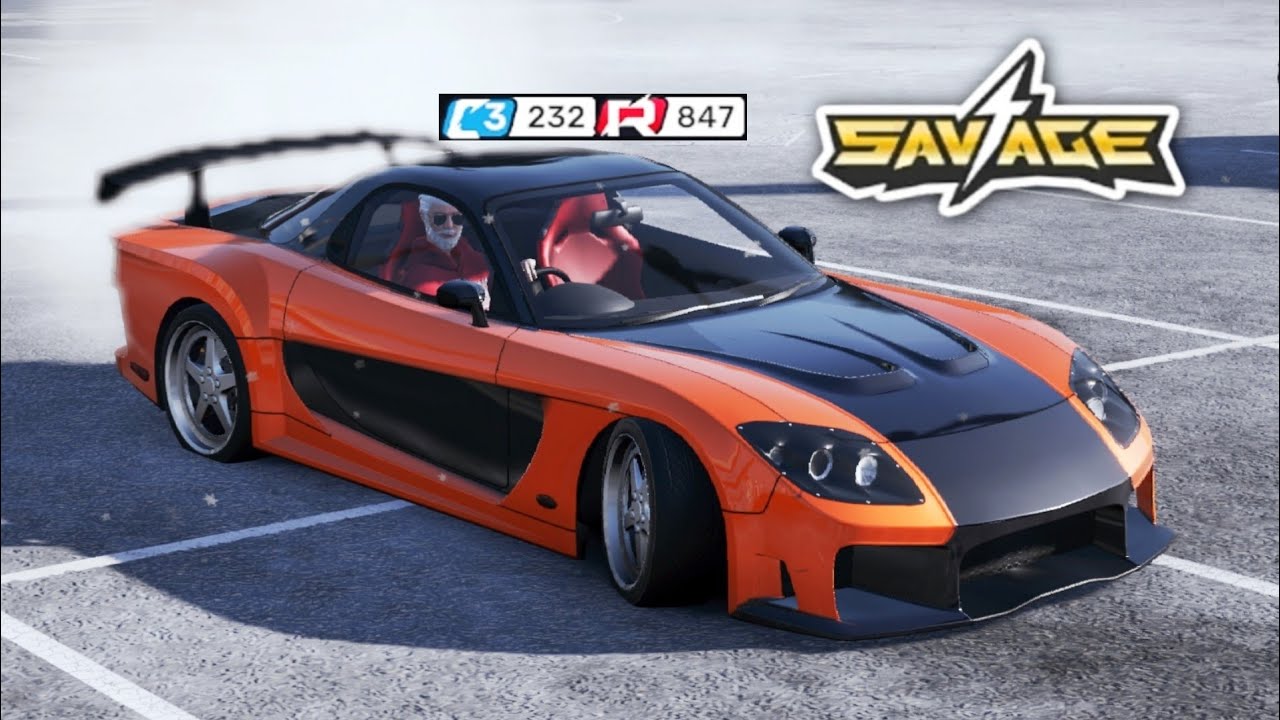 CarX Street 2025 — лучший дрифт-тюнинг бюджетного RX7 для Savages Club