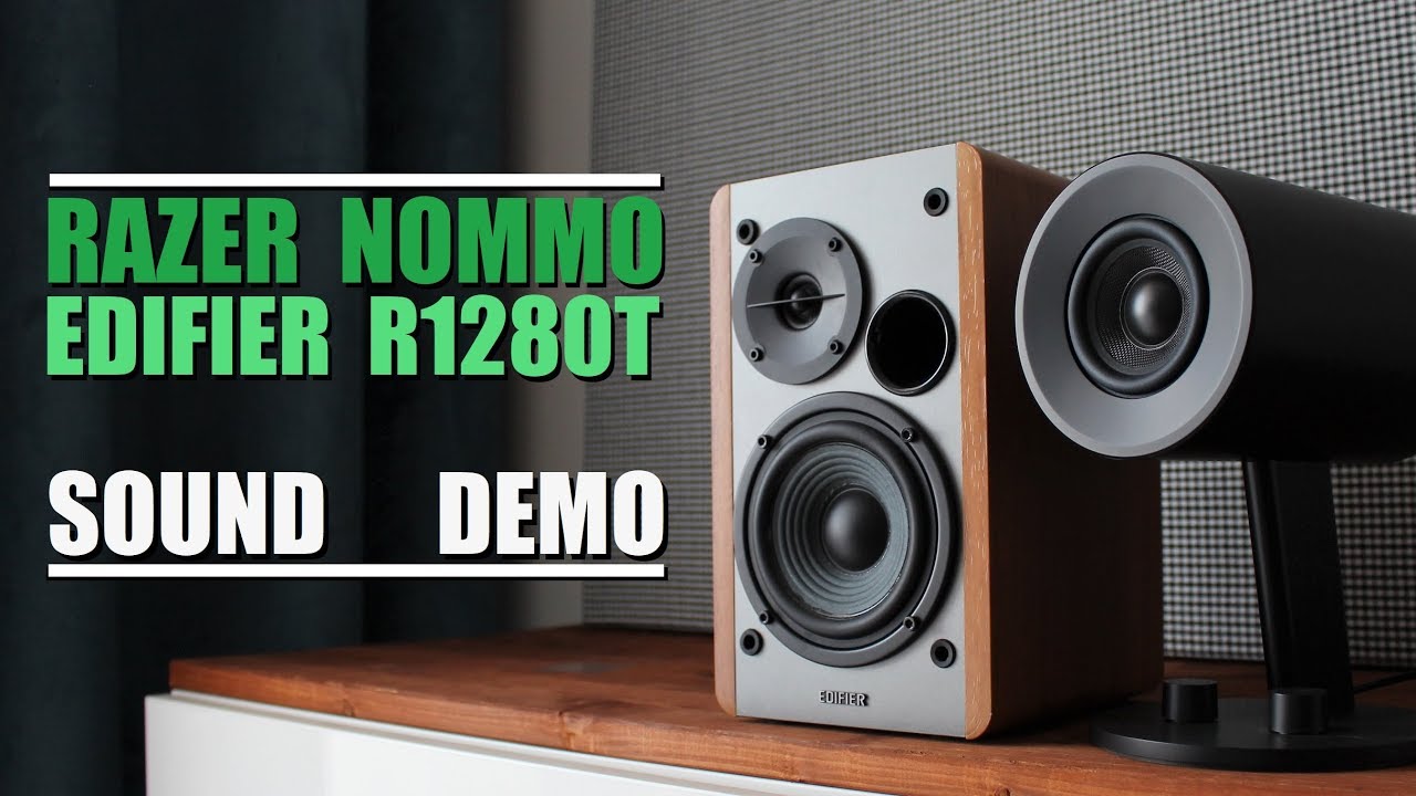 Razer Nommo vs Edifier R1280T  ||  Sound Demo w/ Bass Test