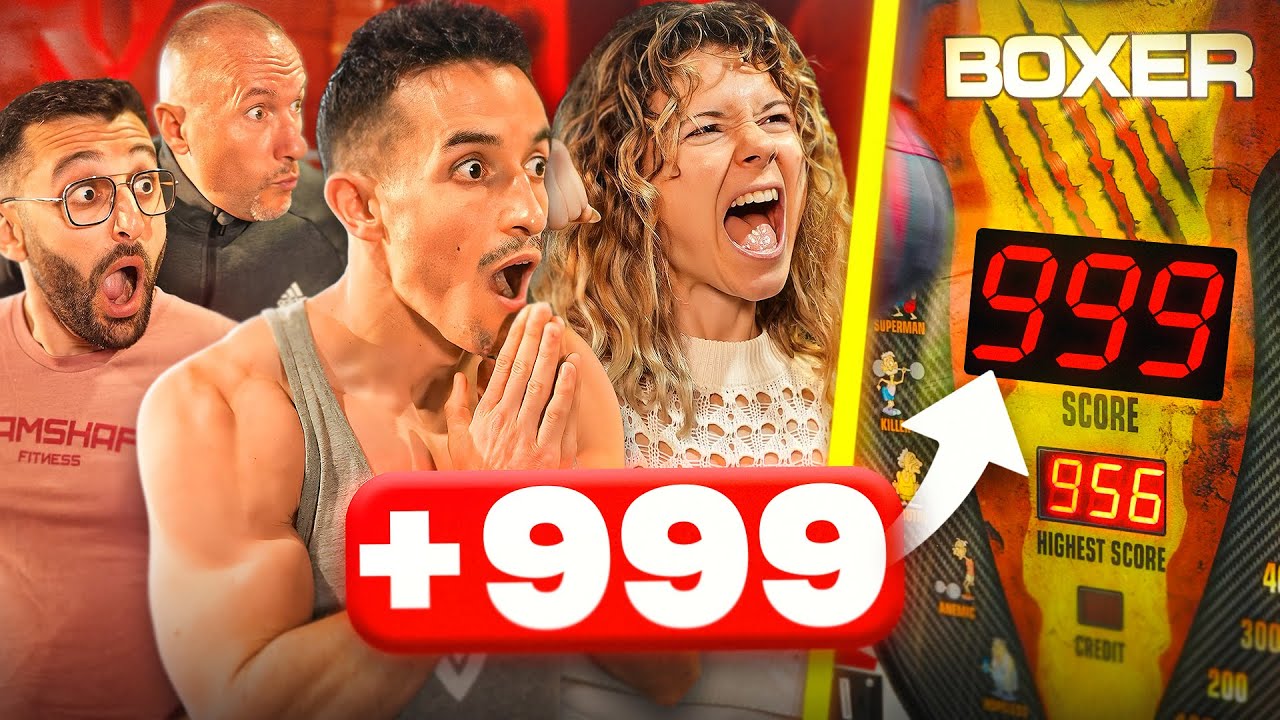 On explose une machine à coup de poing ft. @TiboInShape&@jujufitcats