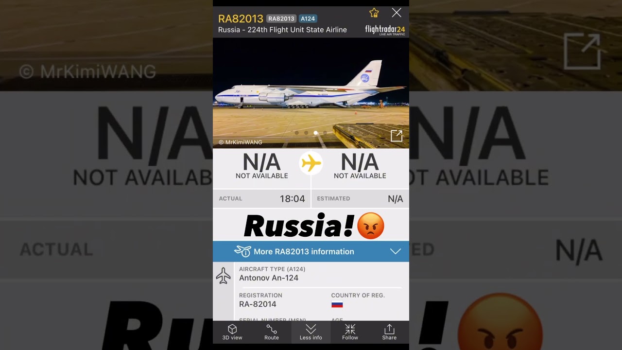 An-124 found!and one of them are Russia.#russia #cargo #antonov #like #subscribe #plane #rare