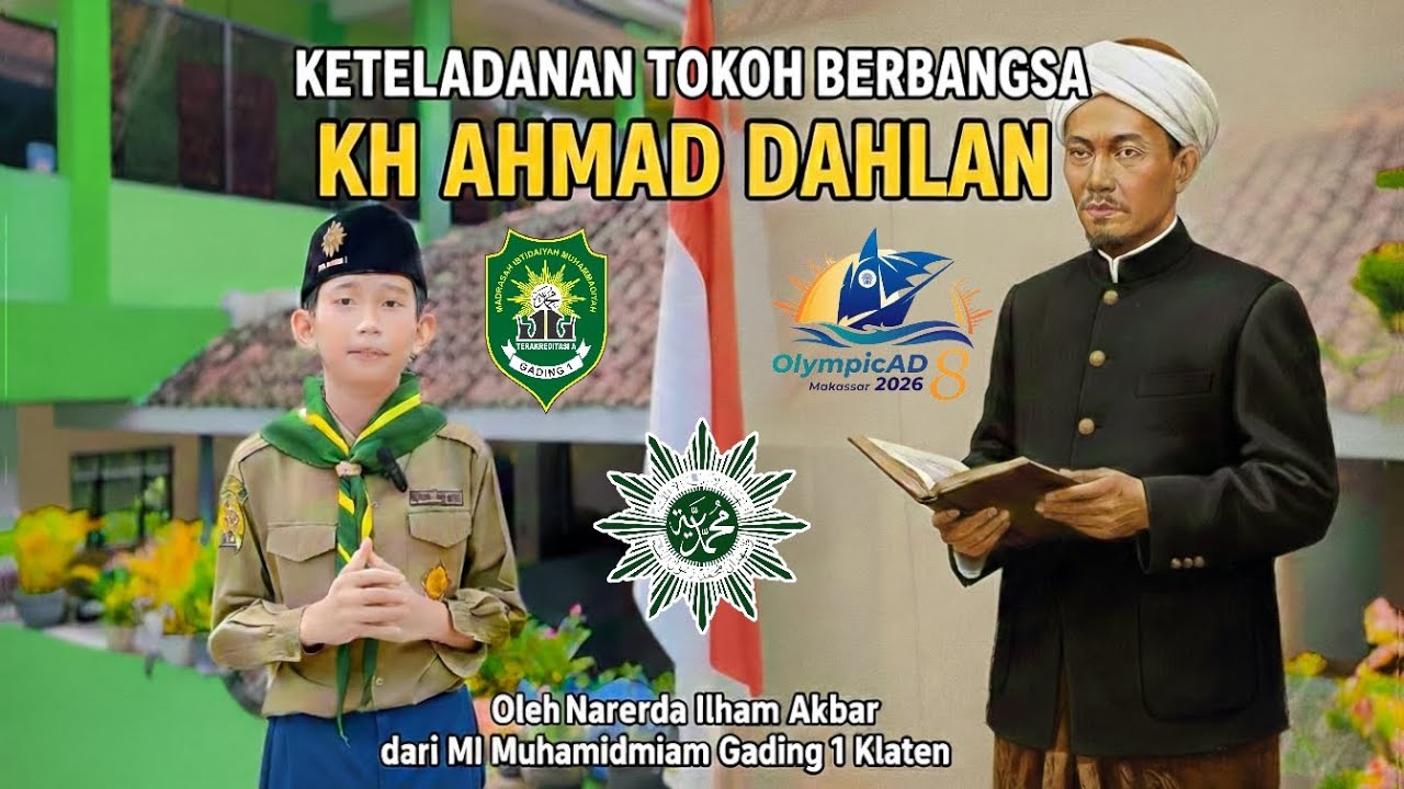 Narendra Ilham Akbar_MIM Gading 1 Klaten_SD/MI_Keteladanan Hidup Berbangsa dari Tokoh Muhammadiyah