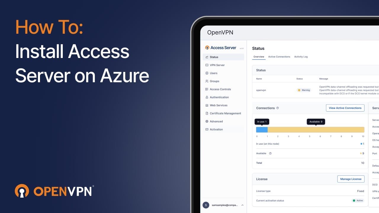 Как развернуть Access Server 3.x в Azure