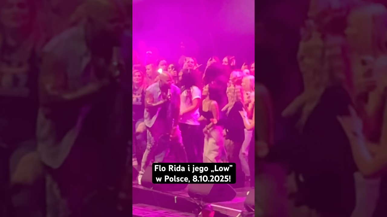 Flo Rida i jego&bdquo;Low&rdquo; w Polsce! #florida #concert #clubcanthandle #foryou #poland #showbiz