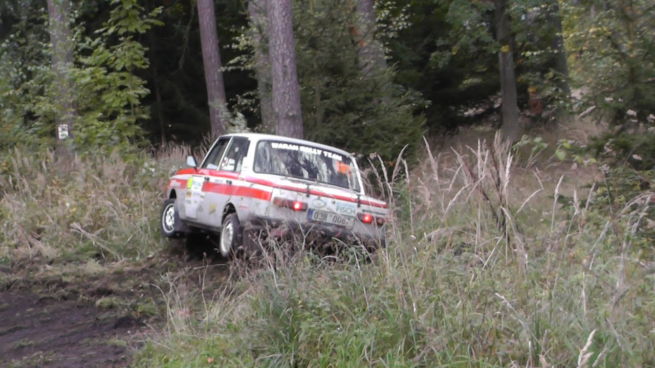 Rallye Pačejov 2022 crash, action