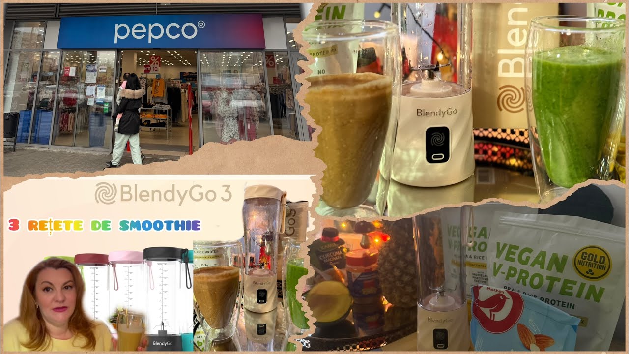 HAUL Pepco | BlendyGo 3 la reducere | Detox si declutter| 3 rețete de Smoothie preferate sănătoase