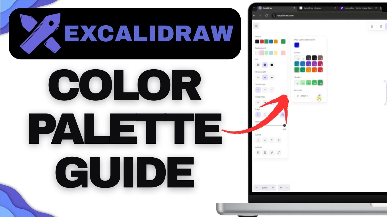 How to Use Color Palettes in Excalidraw to make drawings better (Make Your Diagrams Look Amazing)