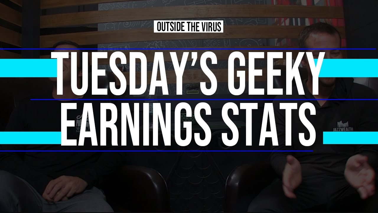 Geeky stats on companies that report earnings on Tuesday