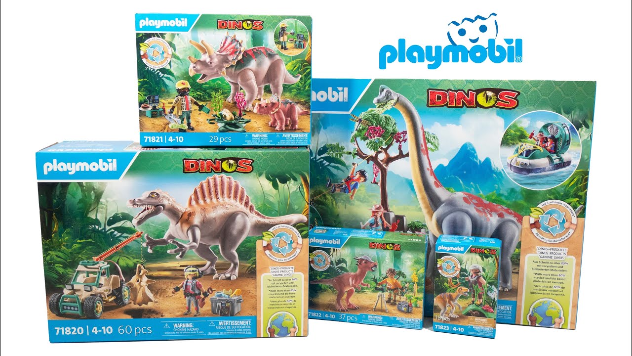 AD | Playmobil Dinos 2025 Assortment Full Unboxing | Playmobil Spinosaurus, Brachiosaurus & More