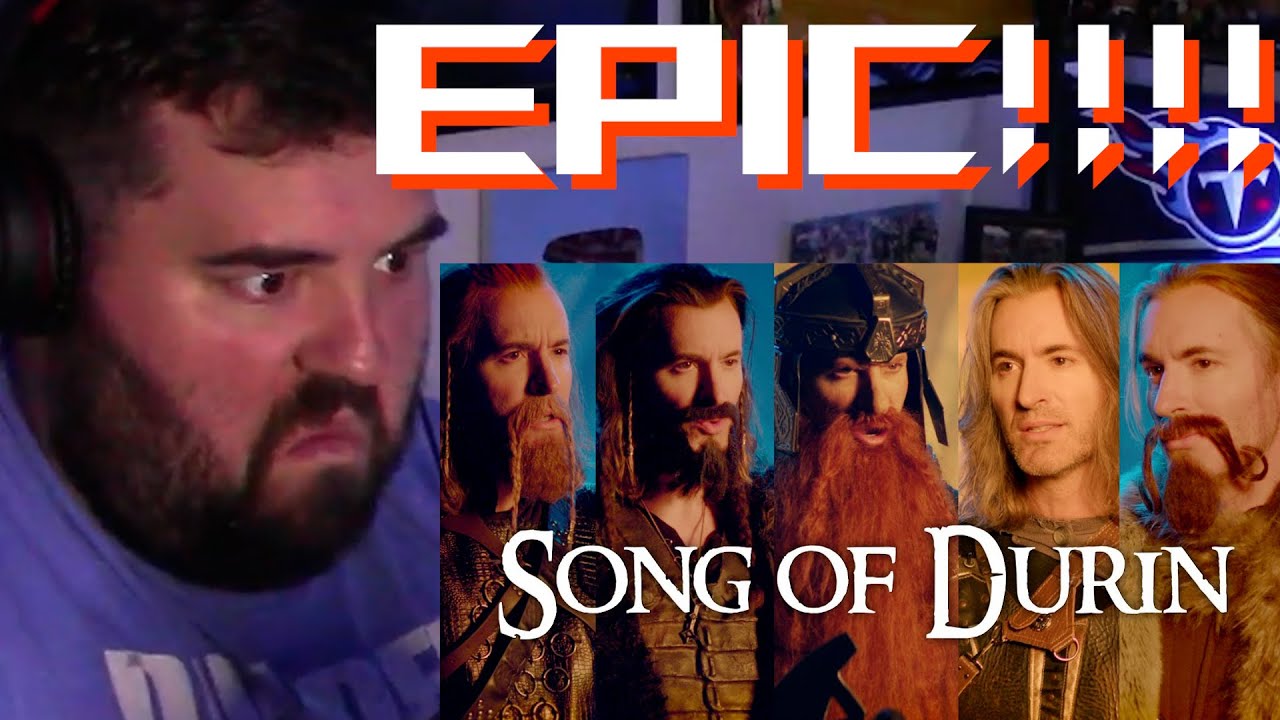 Singer reaction to Geoff Castellucci - Song of Durin