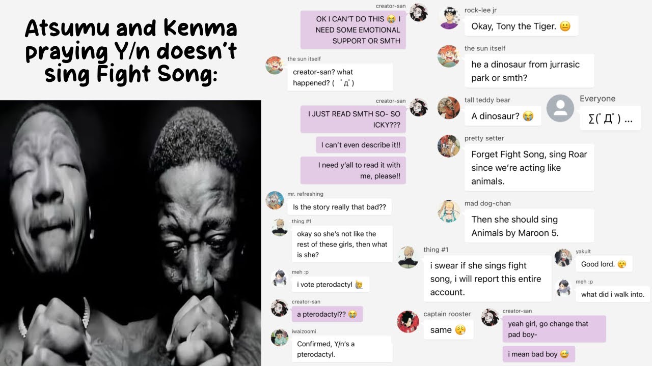 hq characters make fun of y/n - pt.1 | Haikyuu texts