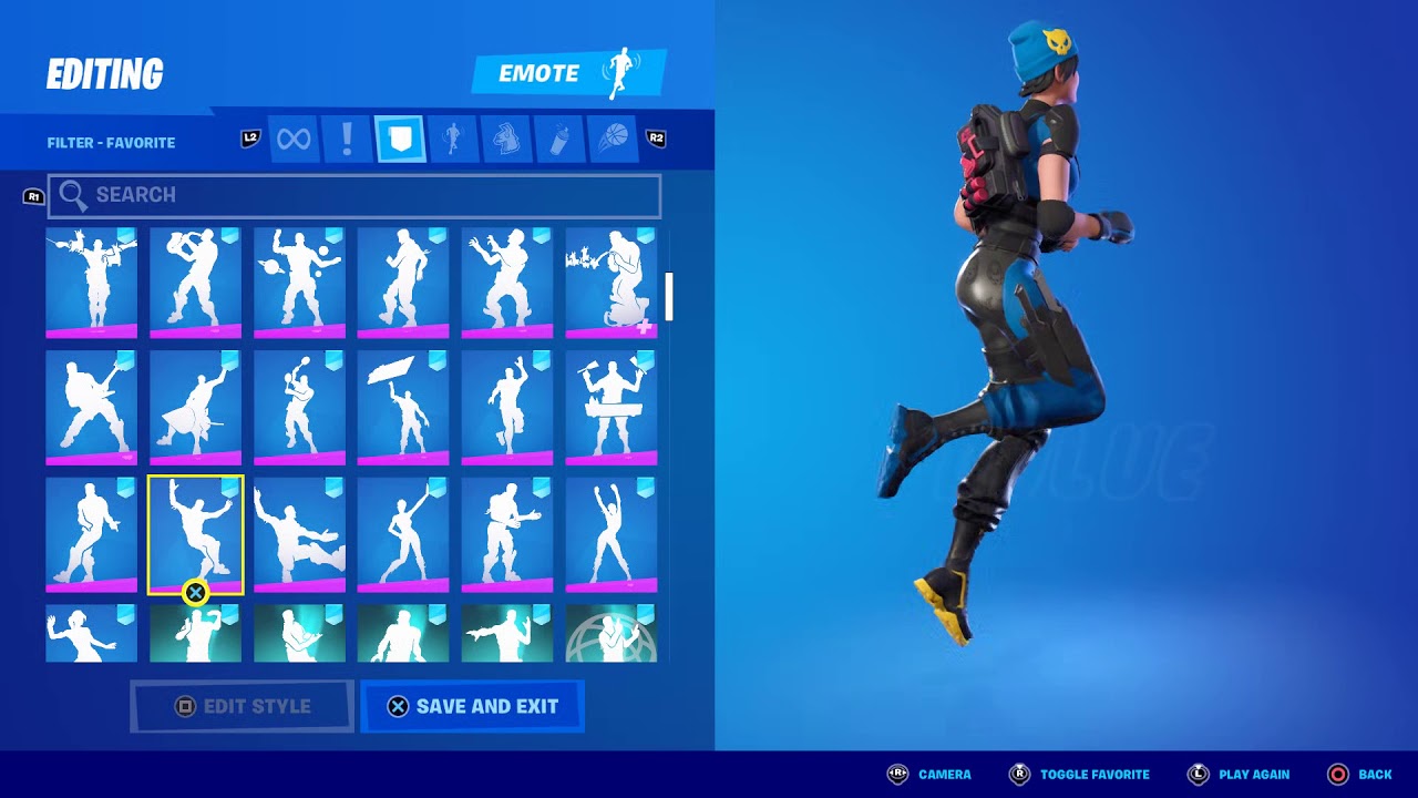 Wildcat Skin Showcase with All Fortnite Dances & Emotes
