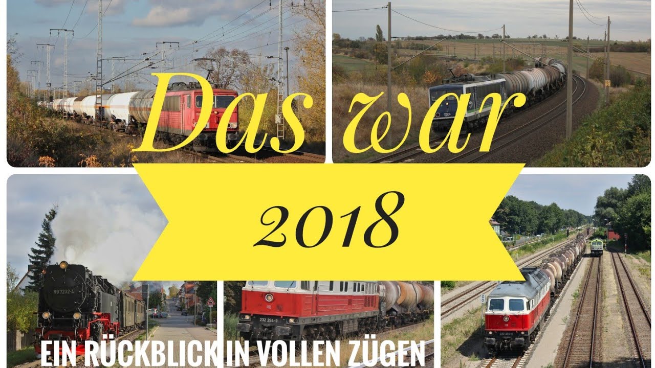 Das war 2018 - Bahnverkehr quer durchs Jahr