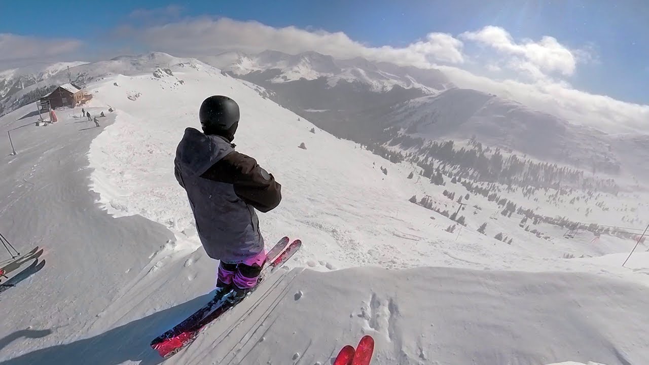 Катание на лыжах по САМЫМ КРУТЫМ трассам в COPPER MOUNTAIN!!