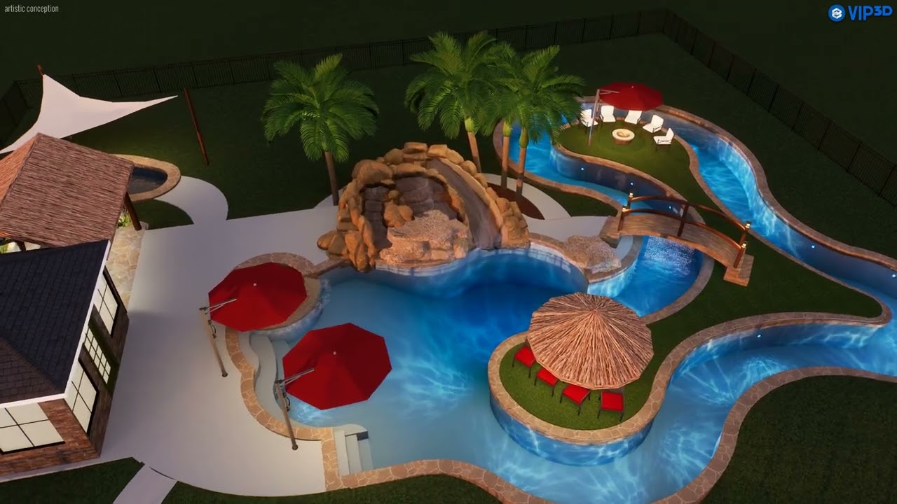 Mark and Christine's Lazy River project 1