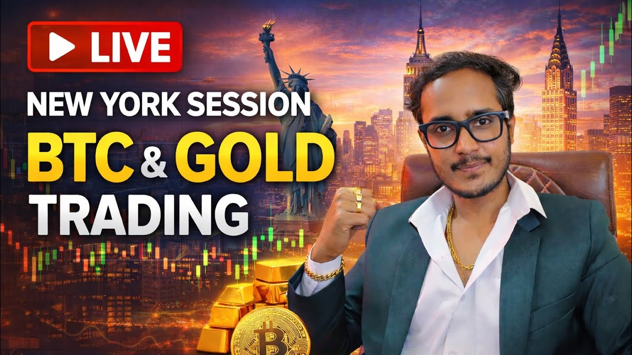 Crypto Gold Live Trading | NEW YORK | MARCH 2026 | THE CHARTISTT