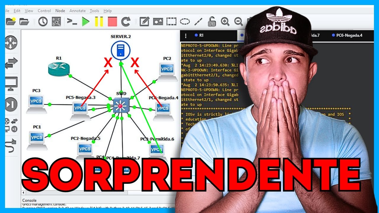 Aprende a Configurar ACL de Capa 2 en GNS3 (Lista de Control de Acceso)