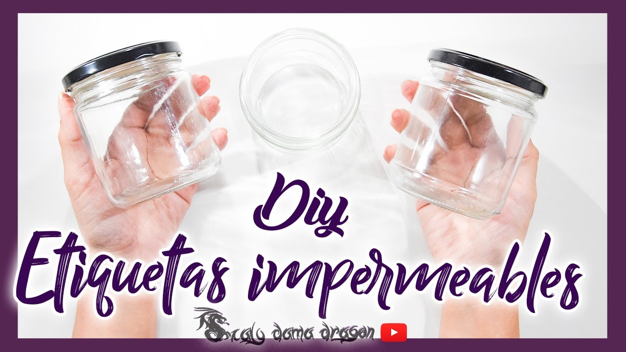 Etiquetas tipo pizarra e impermeables en frascos o botes de vidrio/ decoracion para la cocina