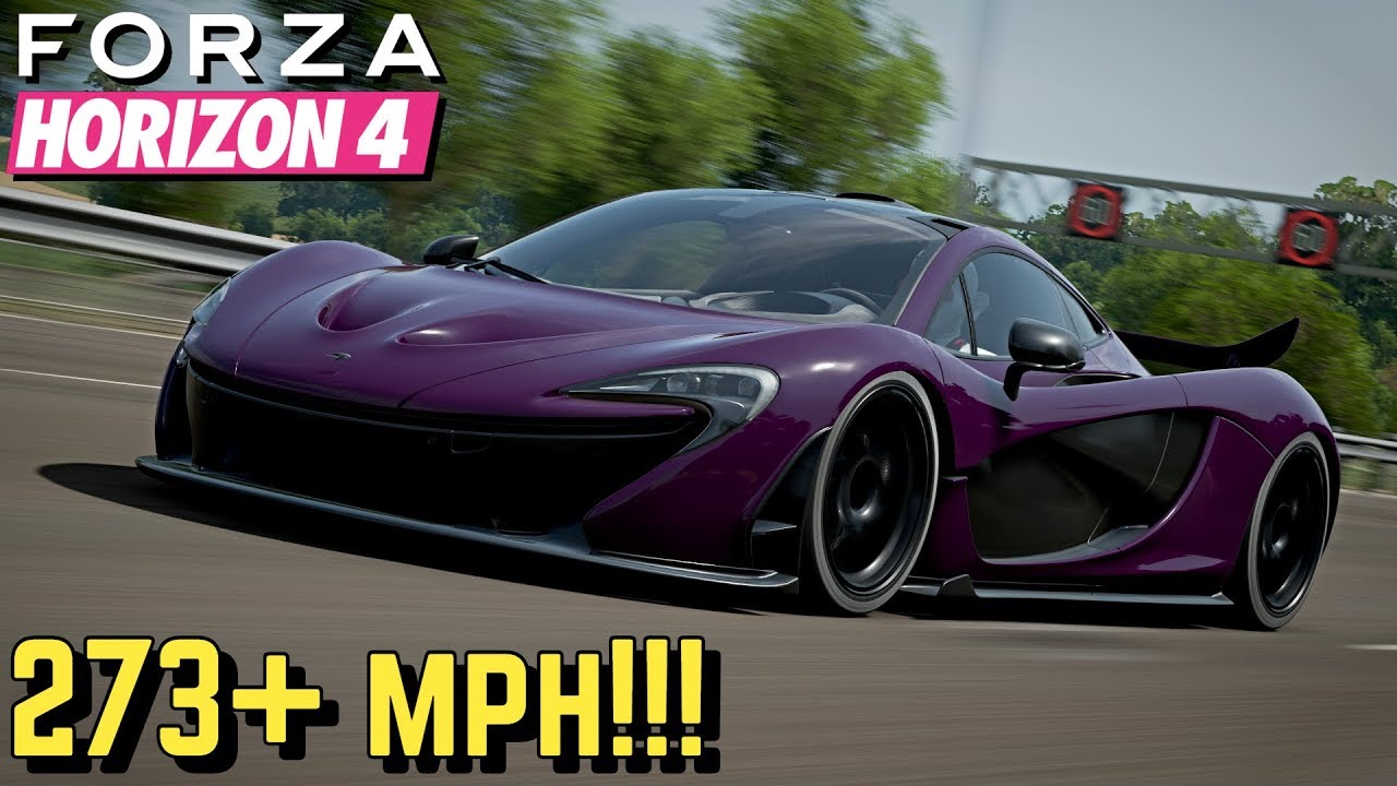 FORZA HORIZON 4 : 273+ MPH McLaren P1 Setup!!