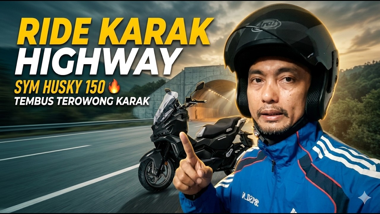 SYM Husky 150 Adv ~ Layan Hiway Karak ~ 1 Sept 2025