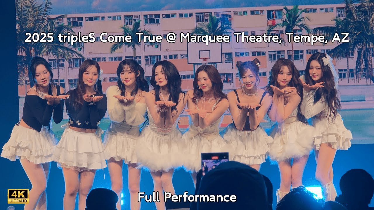 250214 tripleS 트리플에스 Come True @ Marquee Theatre, Tempe, AZ (Arizona) Full Performance 4K Fancam