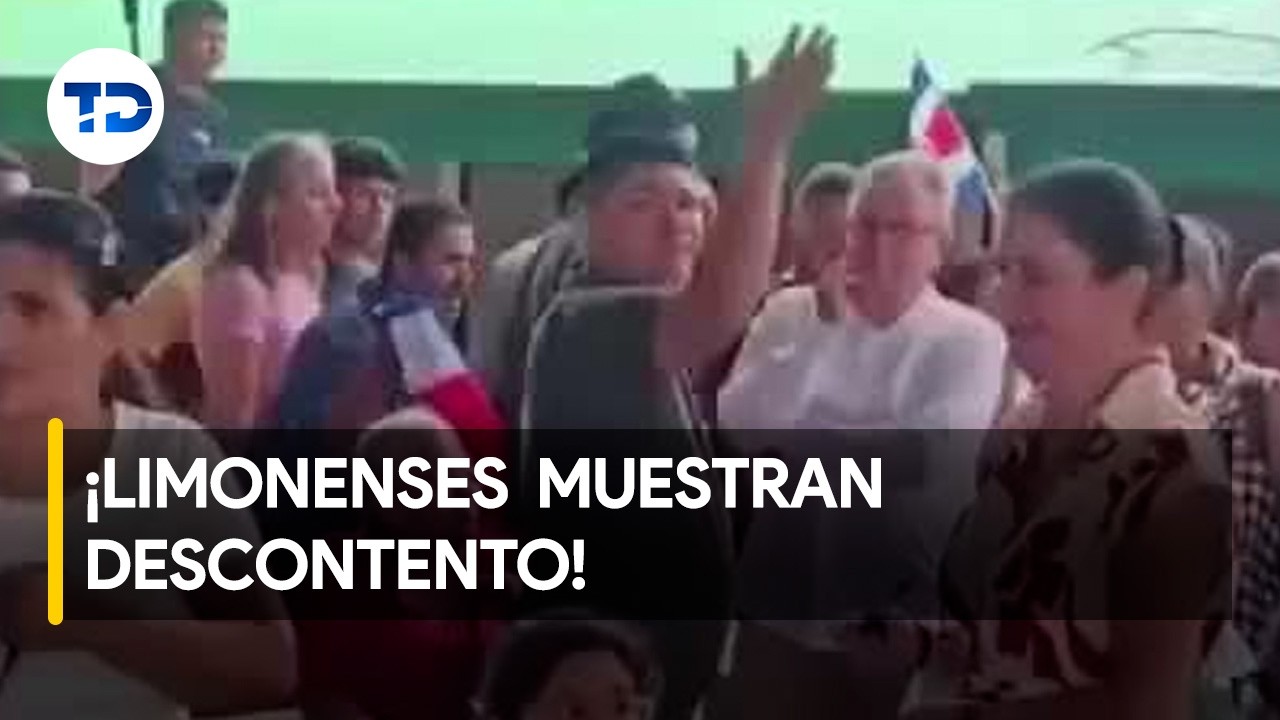 Reclamos contra Claudia Dobles en Limón | VIDEO