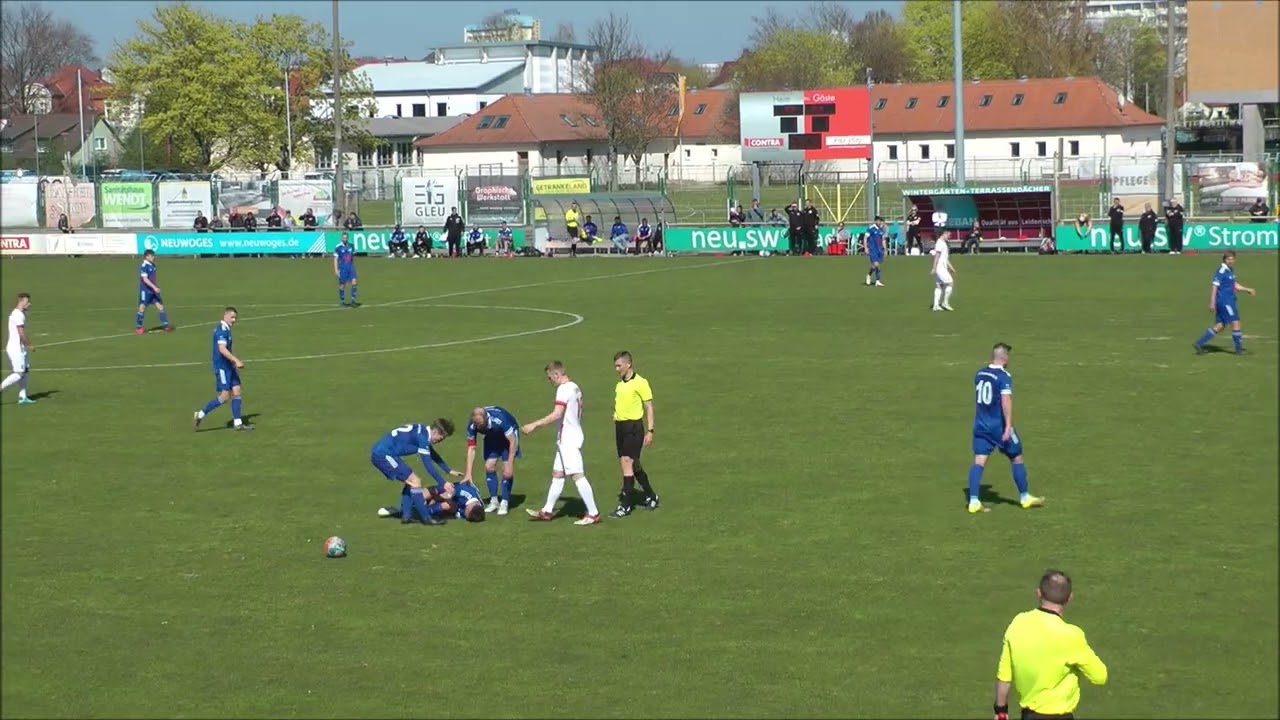(24 Spieltag Verbandsliga 2021 2022 ) 1.FC Neubrandenburg 04 - Anker Wismar 1:2 (0:1)