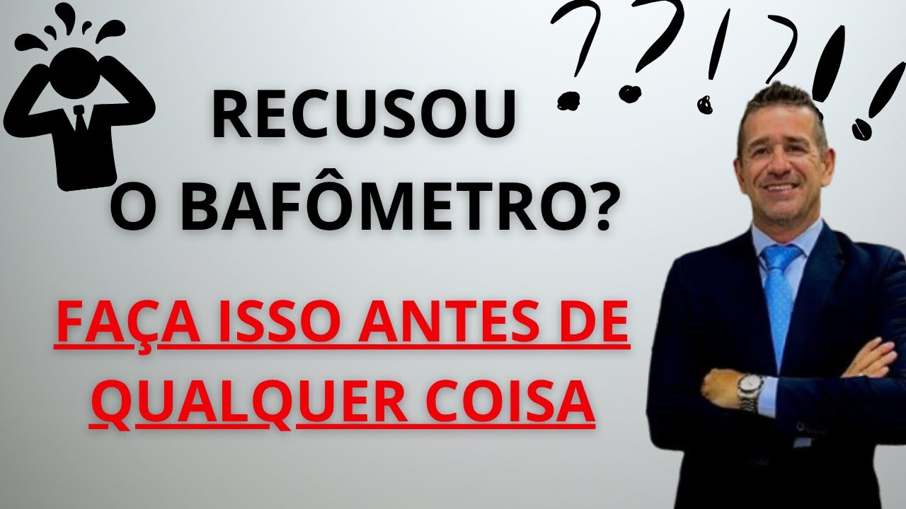 Foi parado no BAFÔMETRO!?  NÃO pague a MULTA antes de ver esse video  - 2025/2026